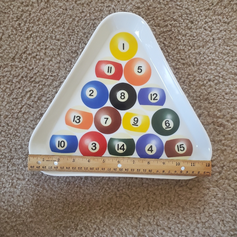 Colorful Billiard Ball Triangle Tray - Picture 4 of 8